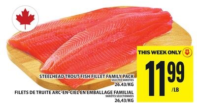 STEELHEAD TROUT FISH FILLET FAMILY PACK