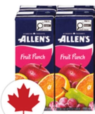 ALLEN'S JUICE OR FRUIT COCKTAIL