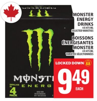 MONSTER ENERGY DRINKS