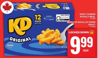 KRAFT DINNER NOODLE MEAL