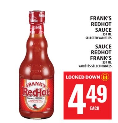 FRANK'S REDHOT SAUCE