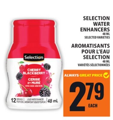 SELECTION WATER ENHANCERS