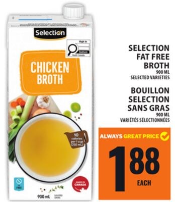 SELECTION FAT FREE BROTH