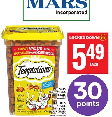 WHISKAS TEMPTATIONS CAT TREATS