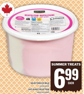 SELECTION ICE MILK