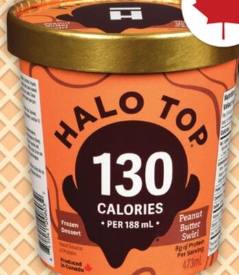 HALO TOP FROZEN DESSERT
