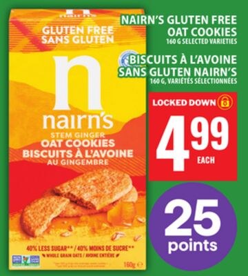 NAIRN'S GLUTEN FREE OAT COOKIES
