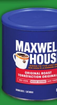 MAXWELL HOUSE GROUND COFFEE