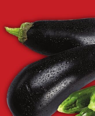 EGGPLANTS OR GREEN, GRAY OR YELLOW ZUCCHINI