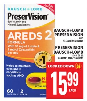 BAUSCH+LOMB PRESER VISION