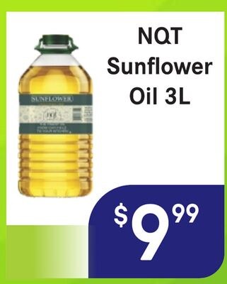 NQT Sunflower Oil 3L