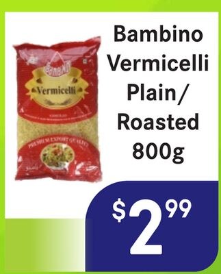 Bambino Vermicelli Plain/Roasted