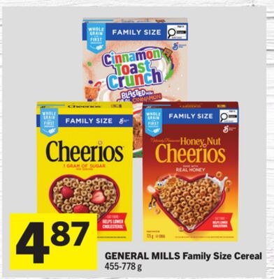 Family Size Cereal