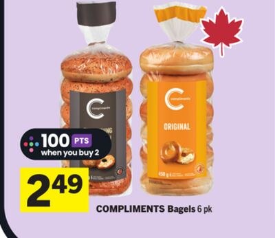 COMPLIMENTS Bagels