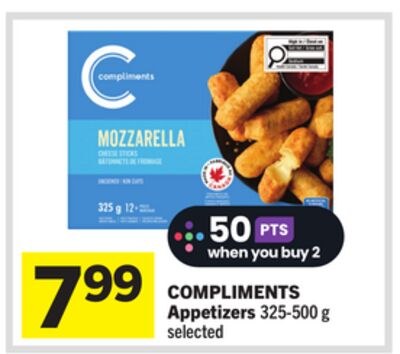 COMPLIMENTS Appetizers