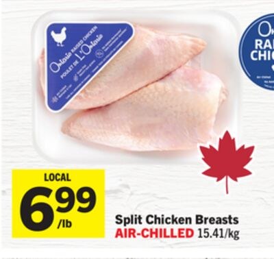 Split Chicken Breasts
