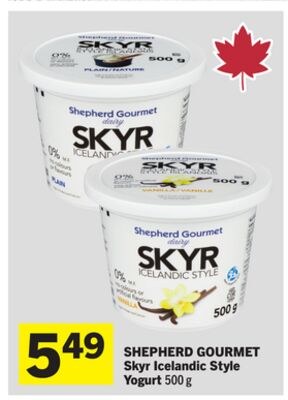Skyr Icelandic Style Yogurt