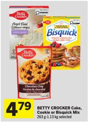 Cake, Cookie or Bisquick Mix