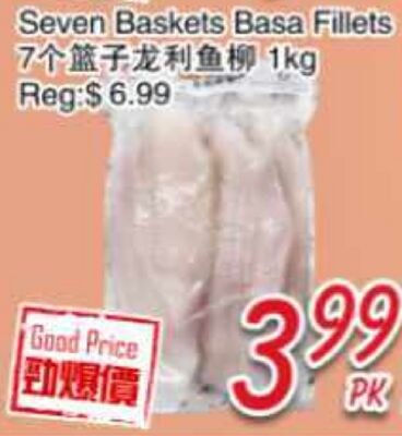 Seven Baskets Basa Fillets