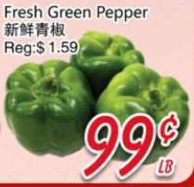 Fresh Green Pepper