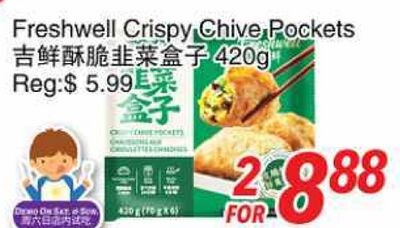 Freshwell Crispy Chive Pockets