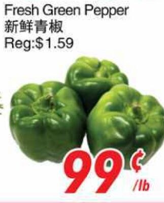 Fresh Green Pepper