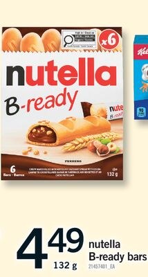 NUTELLA B-READY BARS, 132 G