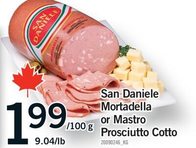 SAN DANIELE MORTADELLA OR MASTRO PROSCIUTTO COT…
