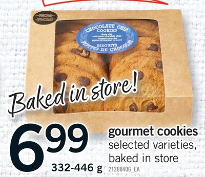 GOURMET COOKIES, 332-446 g