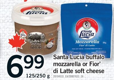 Santa Lucia buffalo mozzarella or Fior' di Latt…