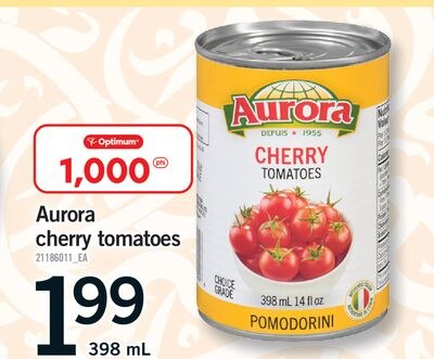 AURORA CHERRY TOMATOES, 398 ML