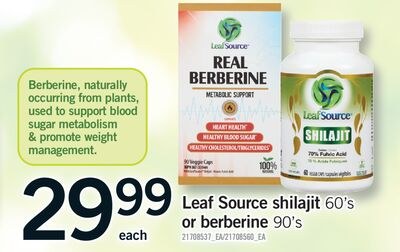 LEAF SOURCE SHILAJIT, 60'S OR BERBERINE, 90'S