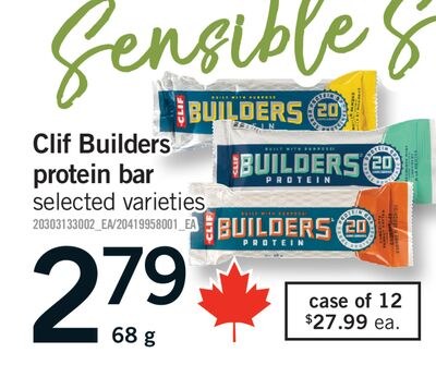 CLIF BUILDERS PROTEIN BAR, 68 g