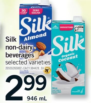 SILK NON-DAIRY BEVERAGES, 946 ML
