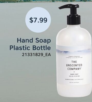 HAND SOAP PLASTIC BOTTLE