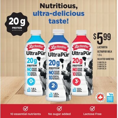 LACTANTIA ULTRA PUR MILK, 1.5 L