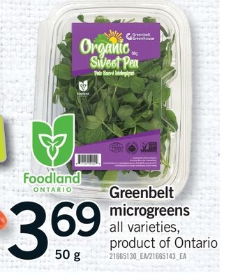 GREENBELT MICROGREENS, 50 G