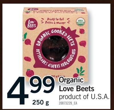 ORGANIC LOVE BEETS, 250 G