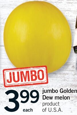 JUMBO GOLDEN DEW MELON