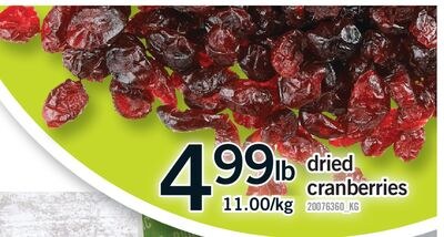 DRIED CRANBERRIES