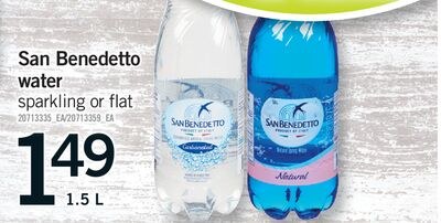 SAN BENEDETTO WATER, 1.5 L