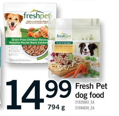 FRESH PET DOG FOOD, 794 G