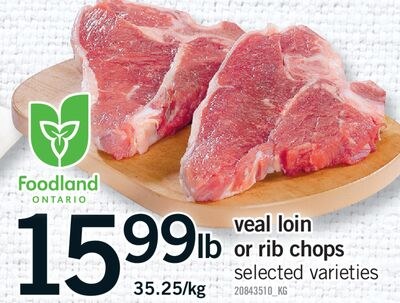 VEAL LOIN OR RIB CHOPS