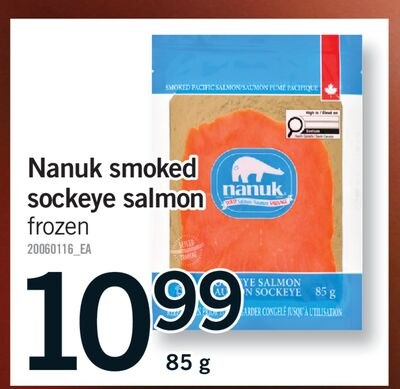 NANUK SMOKED SOCKEYE SALMON, 85 G