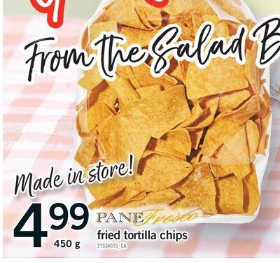 FRIED TORTILLA CHIPS, 450 G