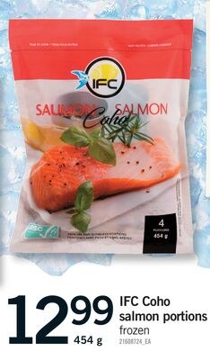 IFC COHO SALMON PORTIONS, 454 G