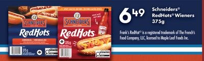 SCHNIEDERS® REDHOT® WIENER, 375G
