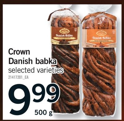 CROWN DANISH BABKA, 500 G