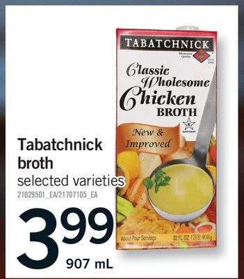 TABATCHNICK BROTH, 907 ML