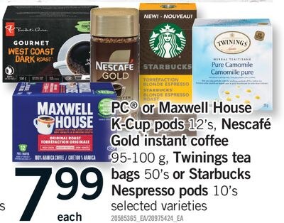 PC® OR MAXWELL HOUSE K-CUP PODS, 12'S, NESCAFÉ …